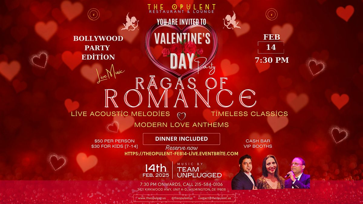 R\u0101gas of Romance - Valentines Day Bollywood Party Delaware