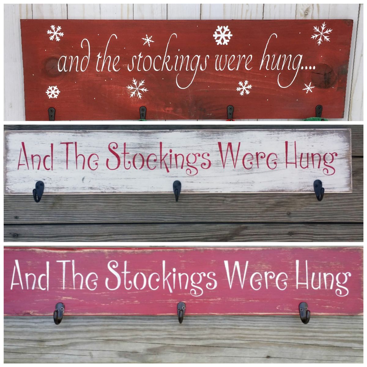 Stocking Holder Paint Class or DIY