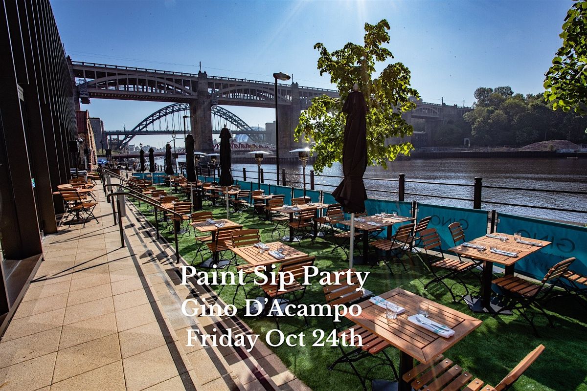 Paint Sip Gino D'Acampo Newcastle