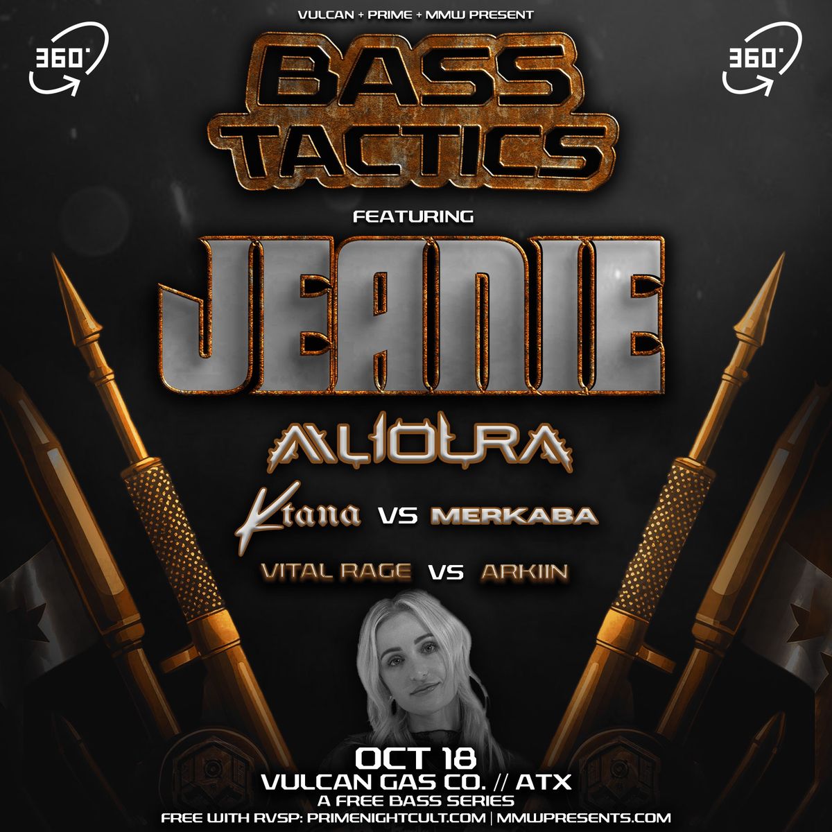 BASS TACTICS FT. JEANIE 360\u00b0 SET (AUSTIN)