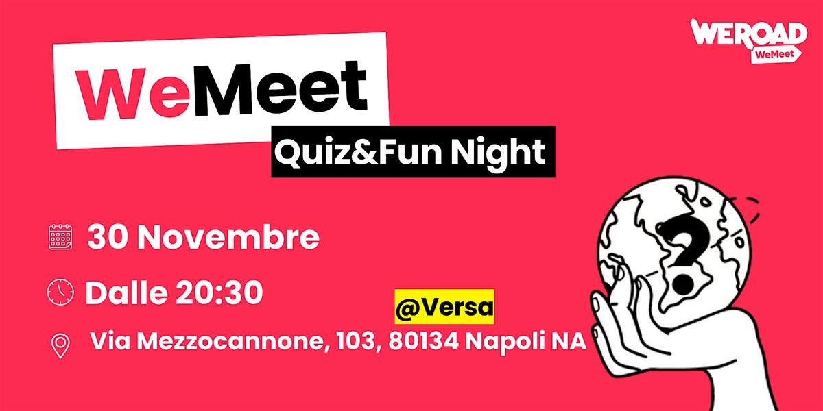 WeMeet | Quiz&Fun Night