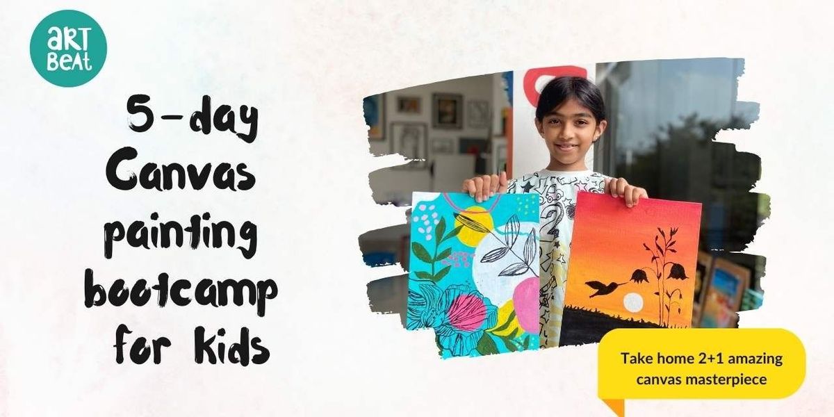 5-day Canvas painting bootcamp for kids