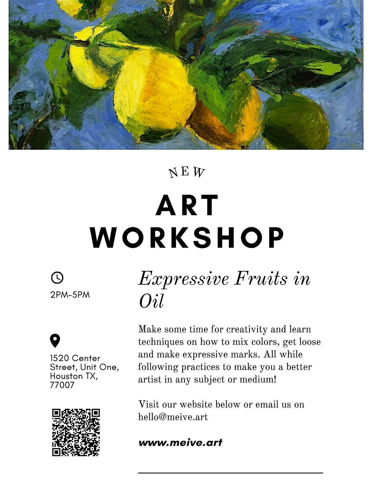 Copy of Expressive Fruit in Oils with Michelle Collins