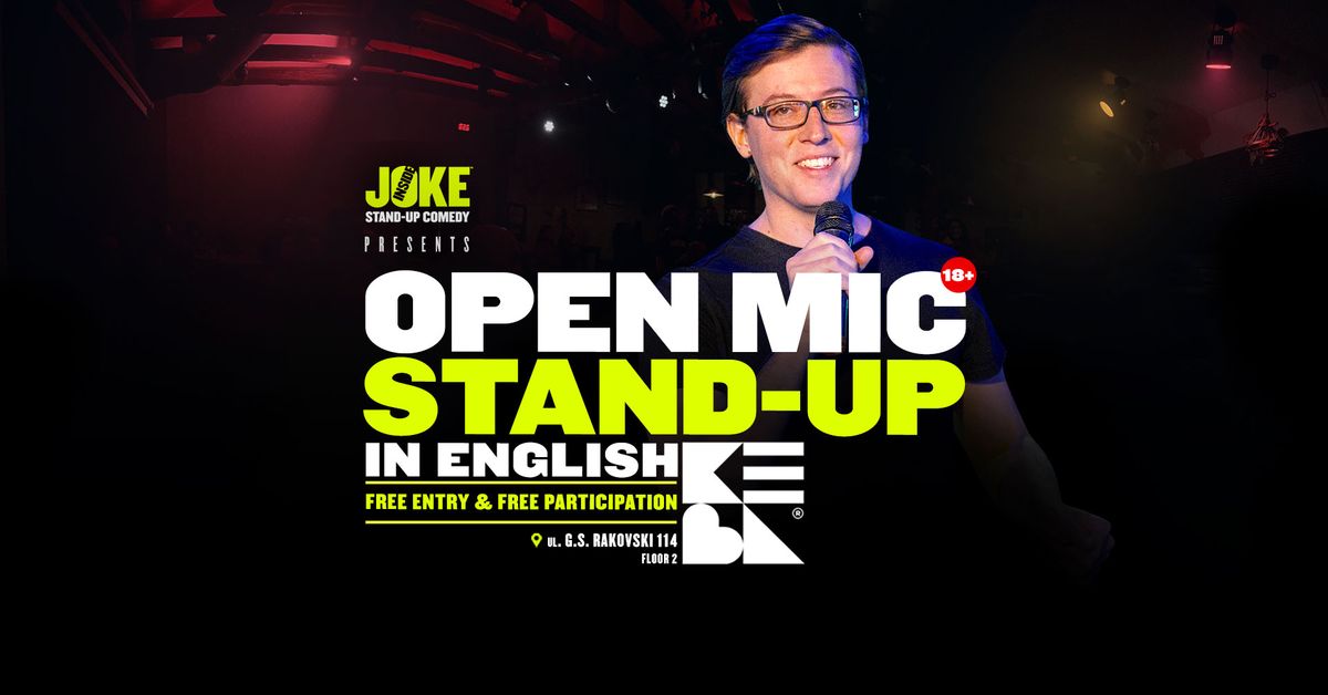 Open Mic Stand-up Comedy in English \/\/ Inside Joke x KEVA \/\/ JAN 27th