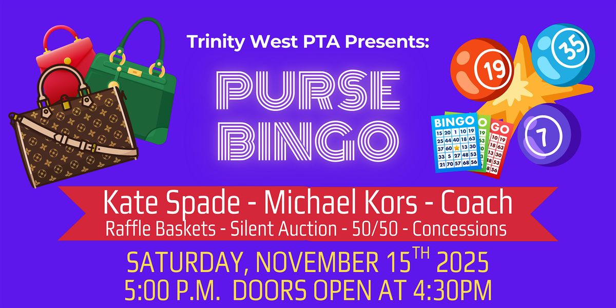 Trinity West PTA Purse Bingo