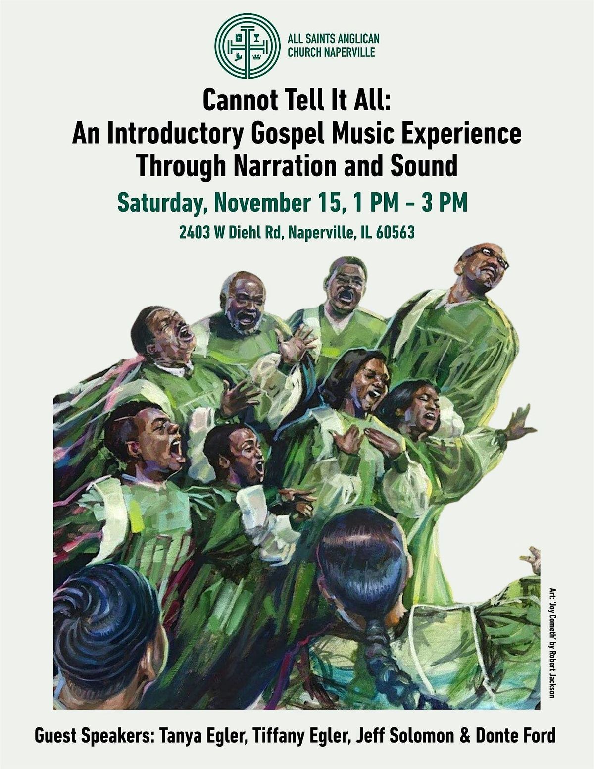 Cannot Tell It All: An Introductory Gospel Music Experience