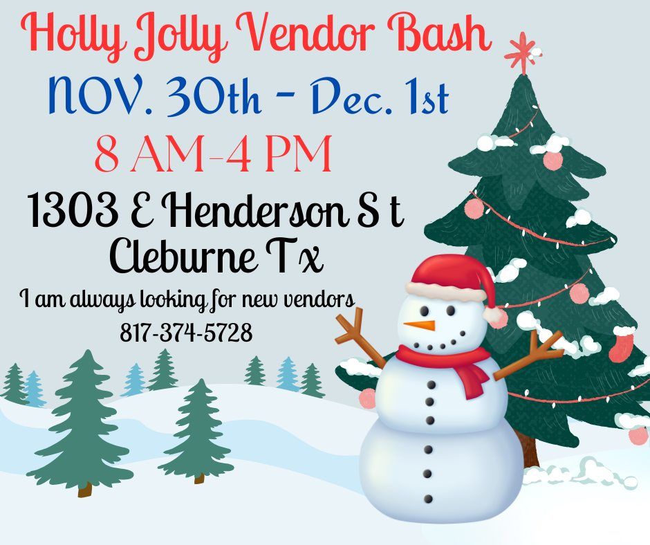 Holly Jolly Vendor Bash