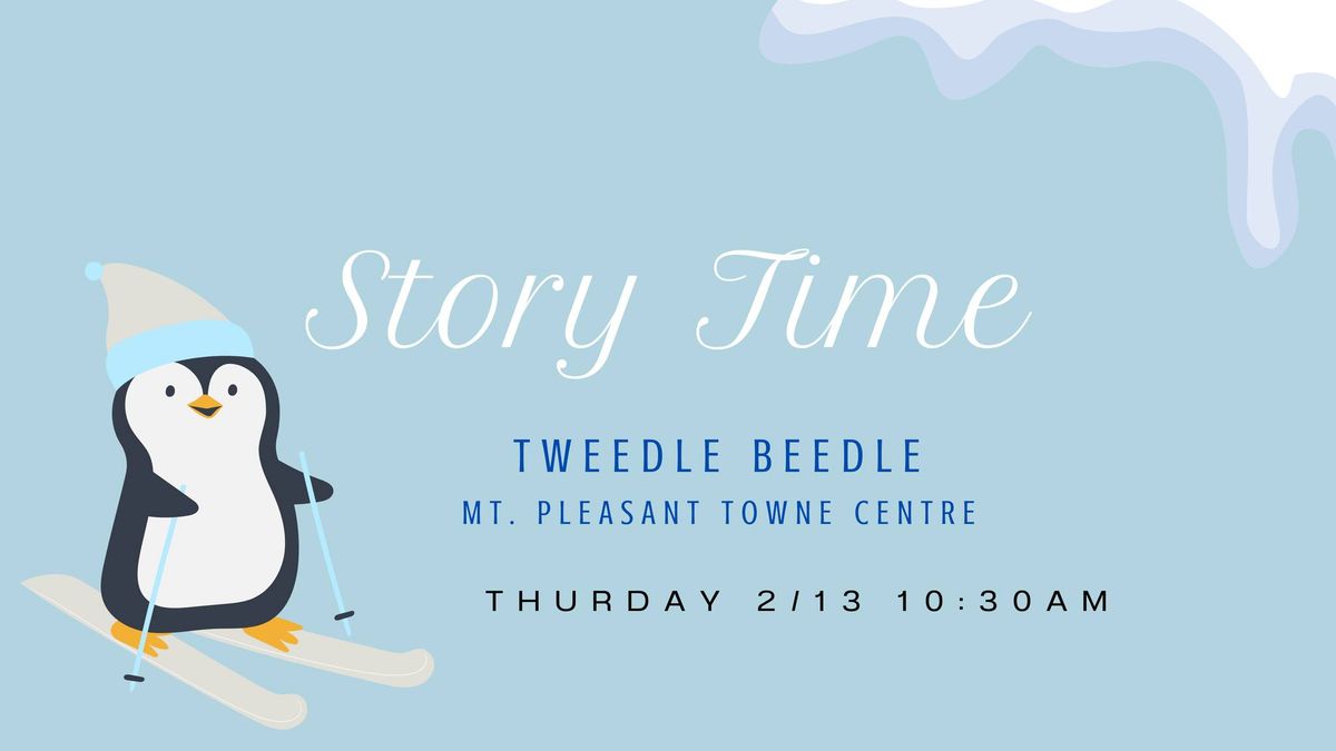 Local Author Marybeth Wishart Winter Story Time Free event Tweedle Beedle Mt. Pleasant Towne Centre