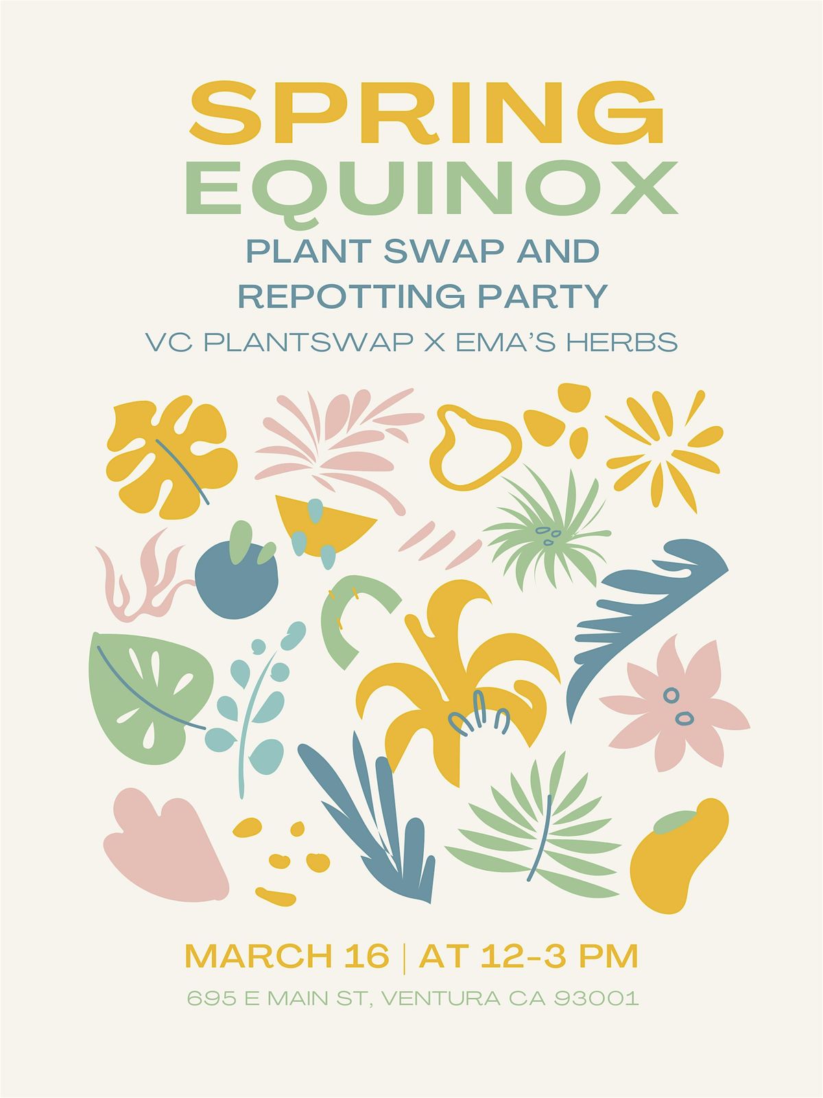 Spring Equinox Plant Swap & Repotting Party with VC Plant Swap