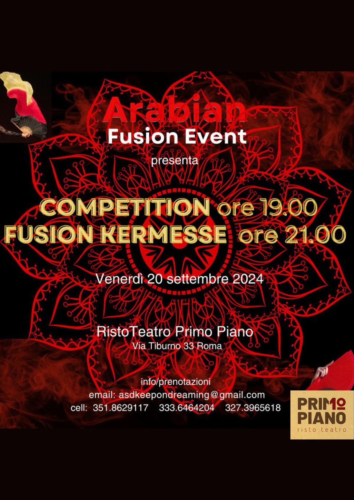 Arabian Fusion Event \ud83d\udc83 Dinner Show