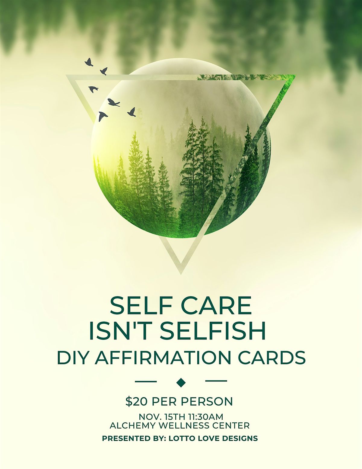 DIY Affirmation Cards- Nourish Your Soul This November Workshop