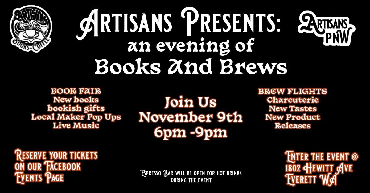 Books & Brews - Artisans Presents our holiday bookfair and beer tasting