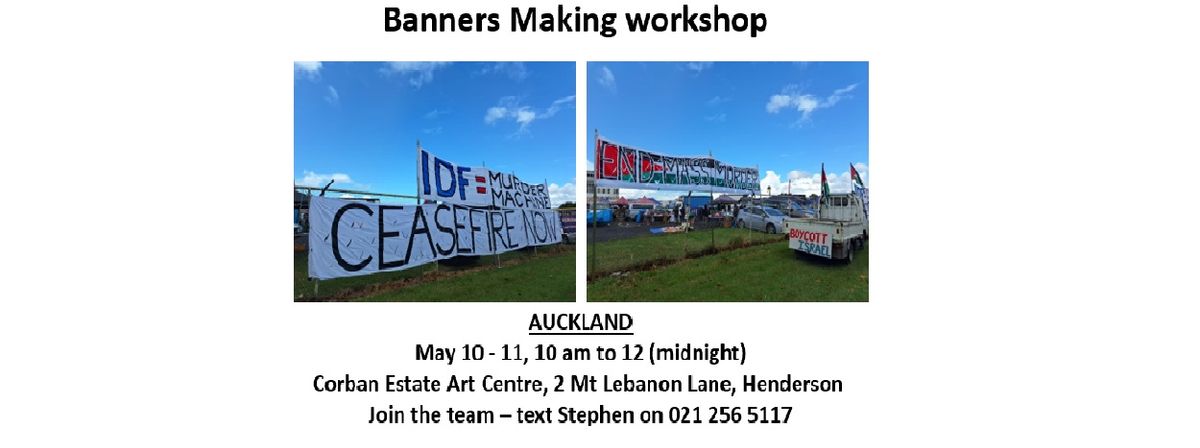 Auckland - Banner Making in Tamaki Makaurau