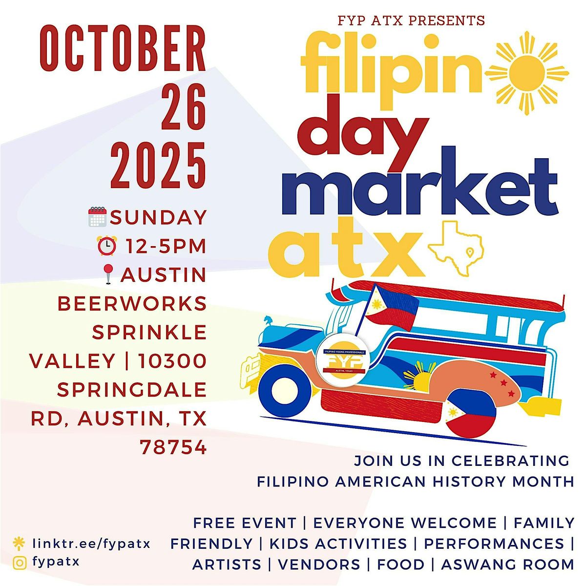 FYP ATX Filipino Day Market 2025 Austin, Texas