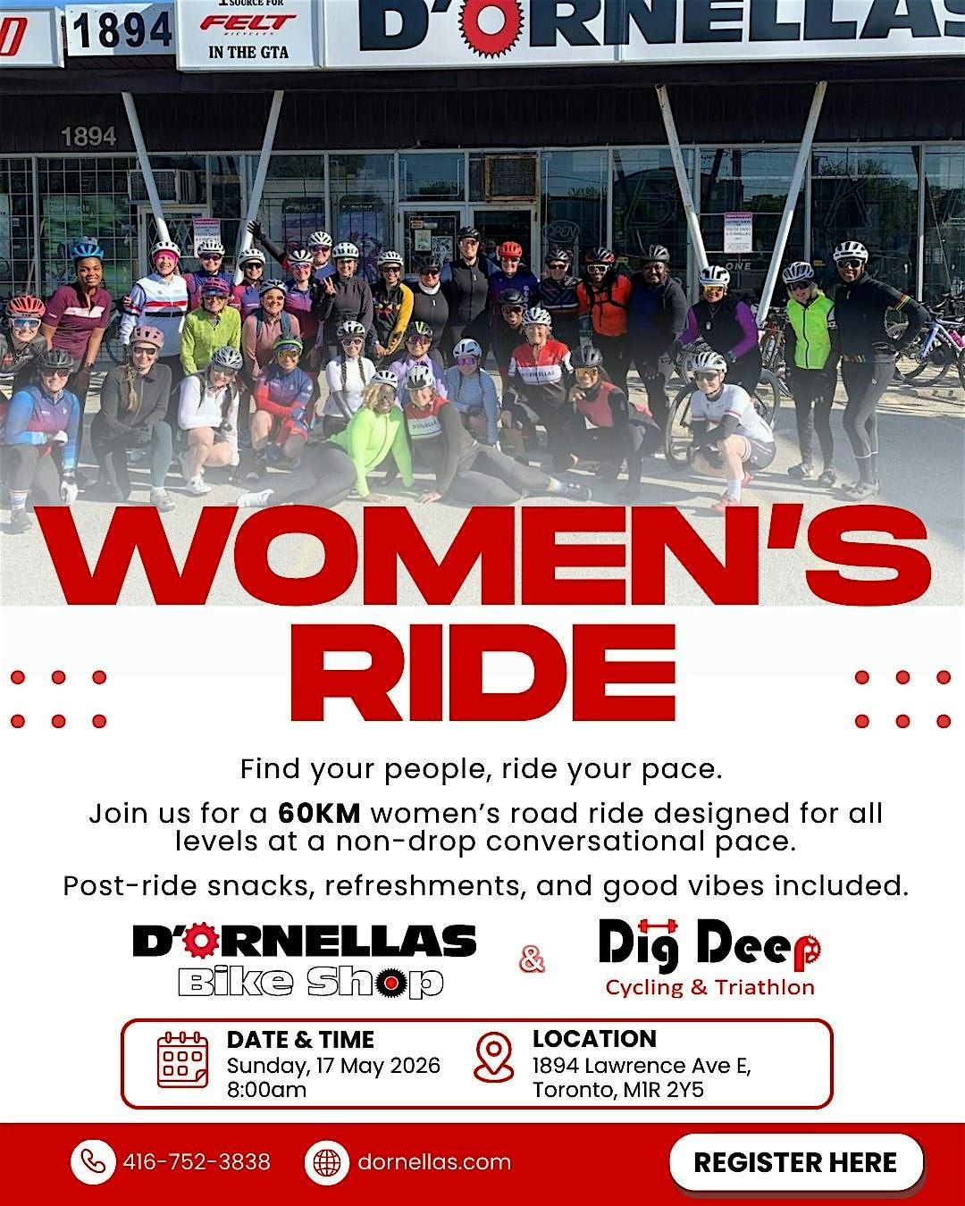 Women\u2019s Road Ride \u2022 60KM of Community & Good Vibes \u2728