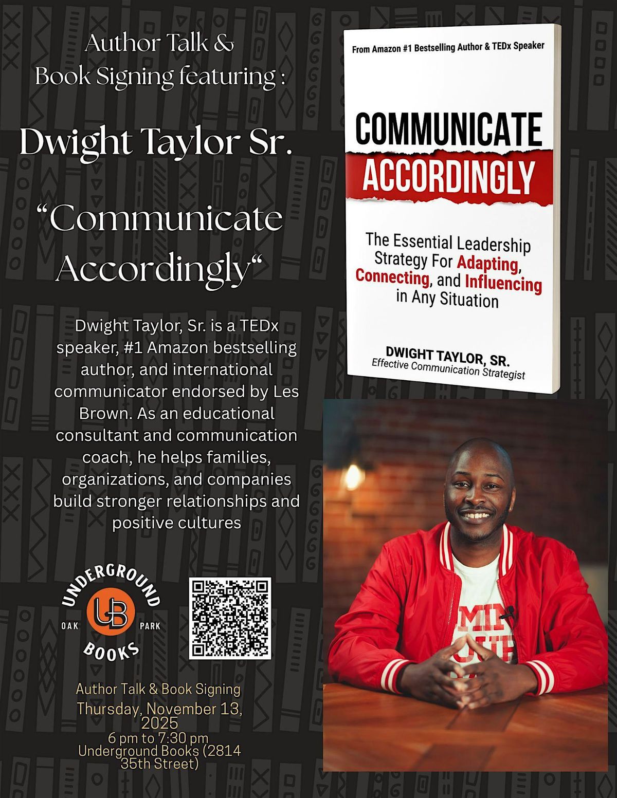 Author Talk & Book Signing featuring Dwight Taylor