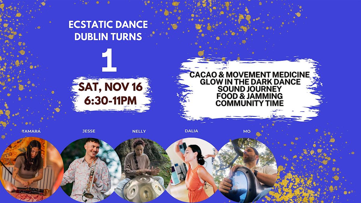 Ecstatic Dance with Cacao, Live Music & Sound Bath: 1 YEAR ANNIVERSARY