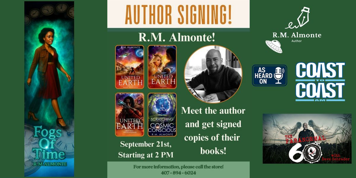 R.M. Almonte Author Event