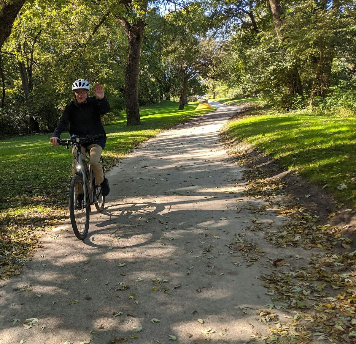 Trek Bicycle Davenport Takes on Duck Creek Bike Path