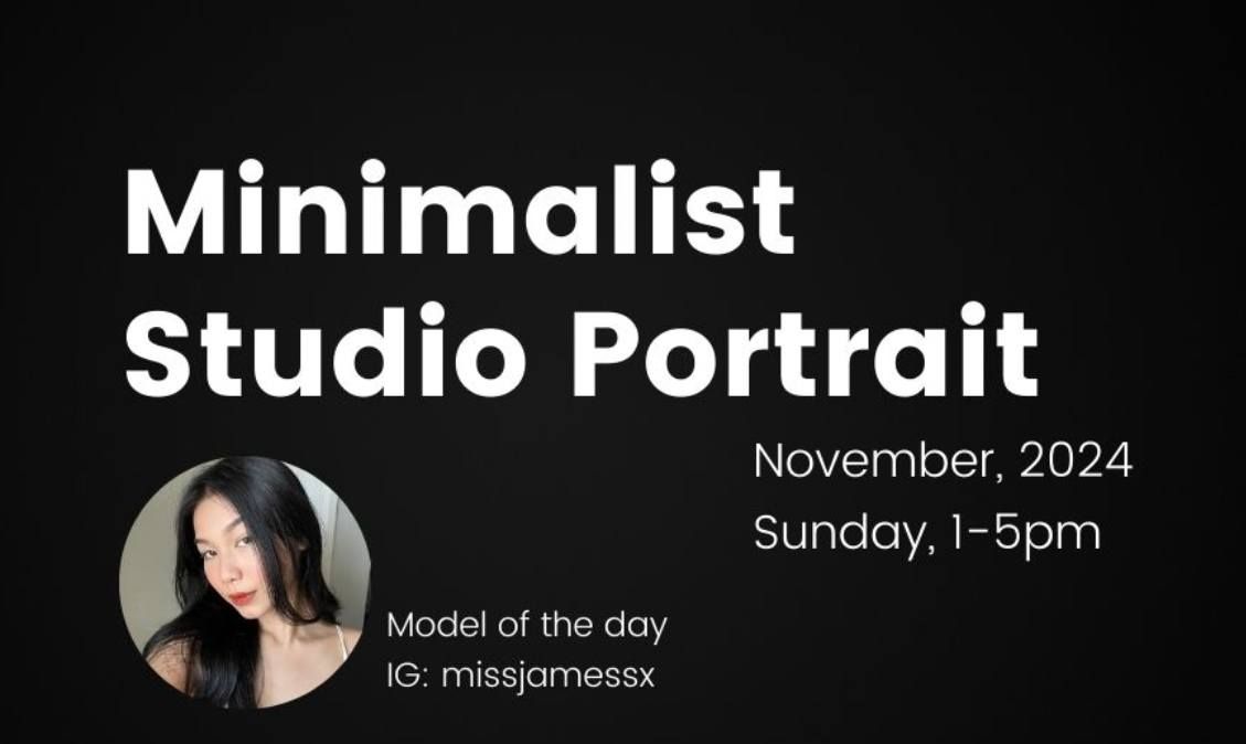 Minimalist Studio Portrait Workshop