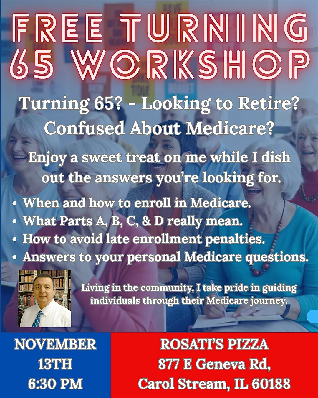 FREE Turning 65 Workshop