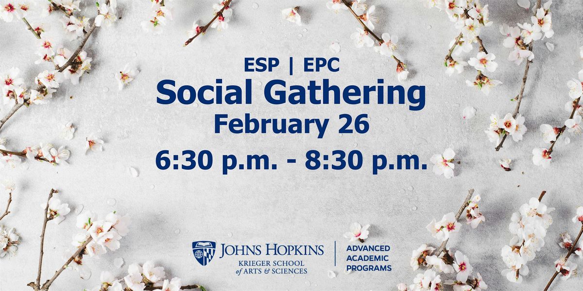 JHU AAP ESP\/EPC Social Gathering