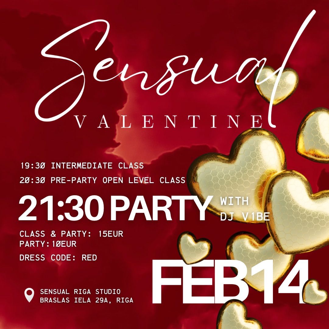 \u2764\ufe0f SENSUAL Valentine \u2764\ufe0f Bachata social with DJ V1BE 