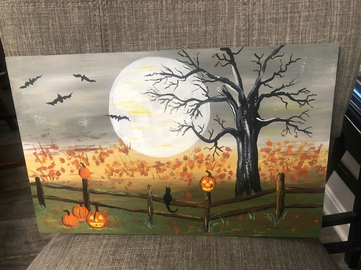 Halloween painting