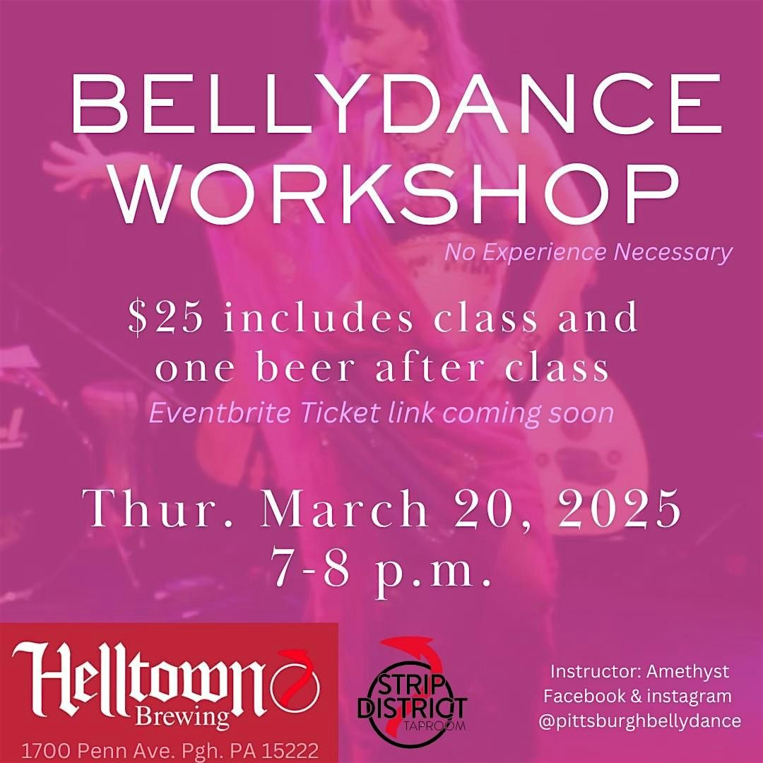 Bellydance Workshop at Helltown Brewing-Strip District