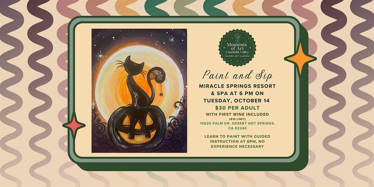 Halloween Paint and Sip