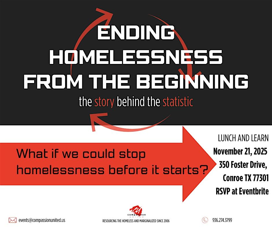 Ending Homelessness From The Beginning: LUNCH AND LEARN