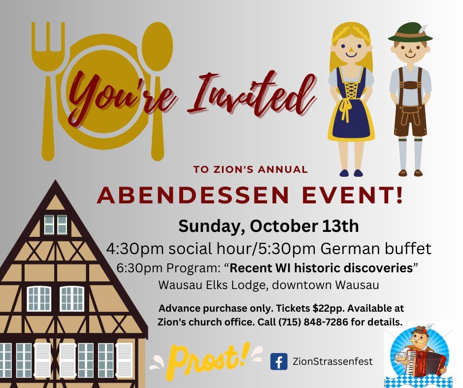 Zion's Abendessen Dinner Event