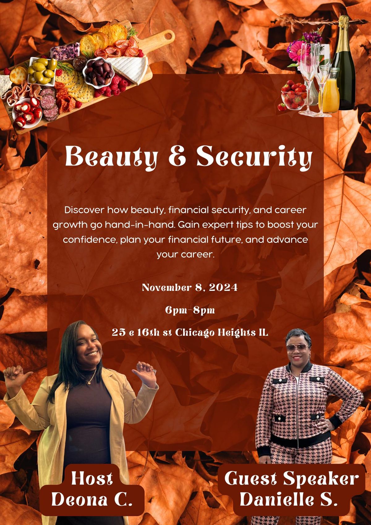 Beauty & Security: A Charcuterie Celebration of Self-Care & Financial Wellness