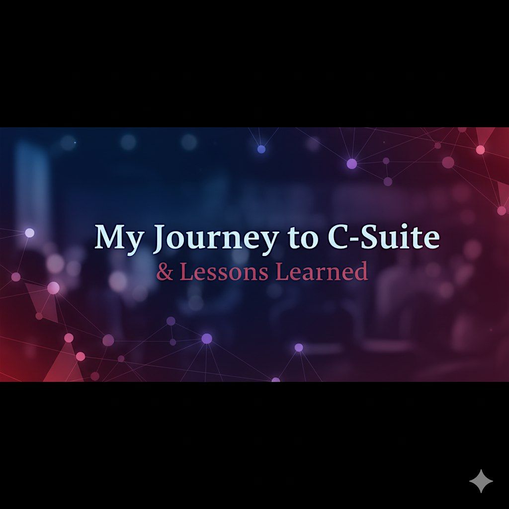 ABTP November Meeting: My Journey to the C-Suite & Lessons Learned
