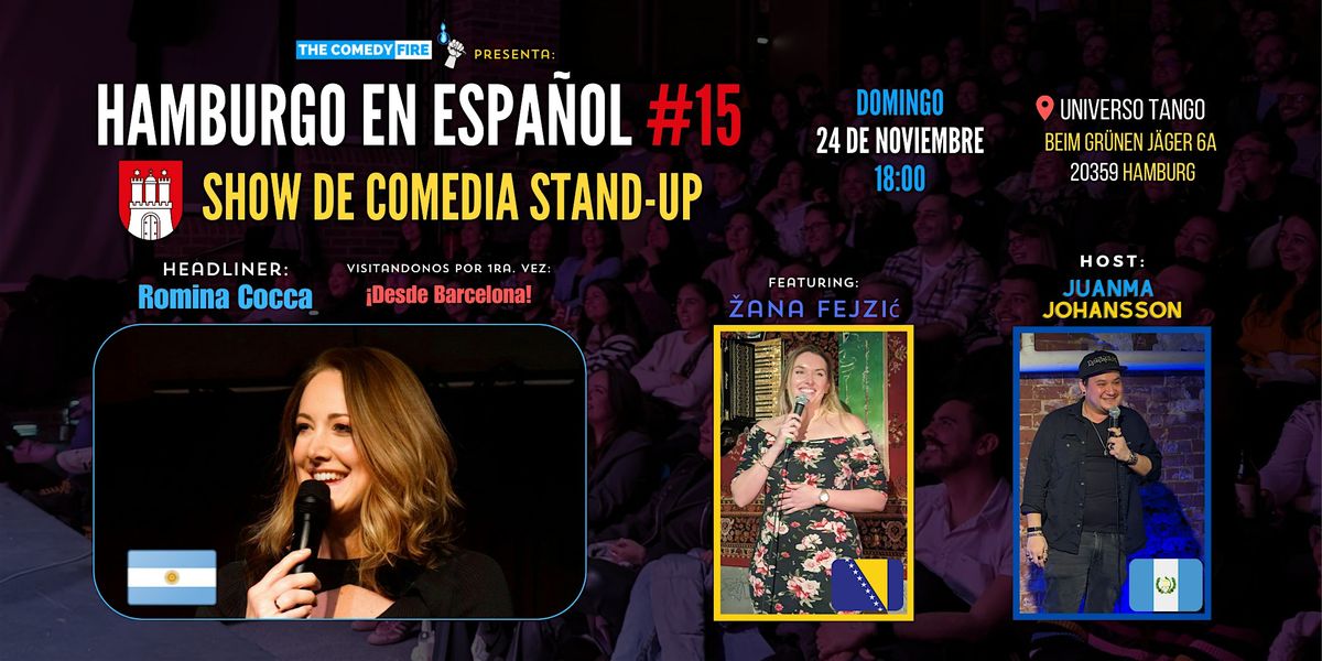 Hamburgo en Espa\u00f1ol #15 - El showcase de comedia stand-up en tu idioma