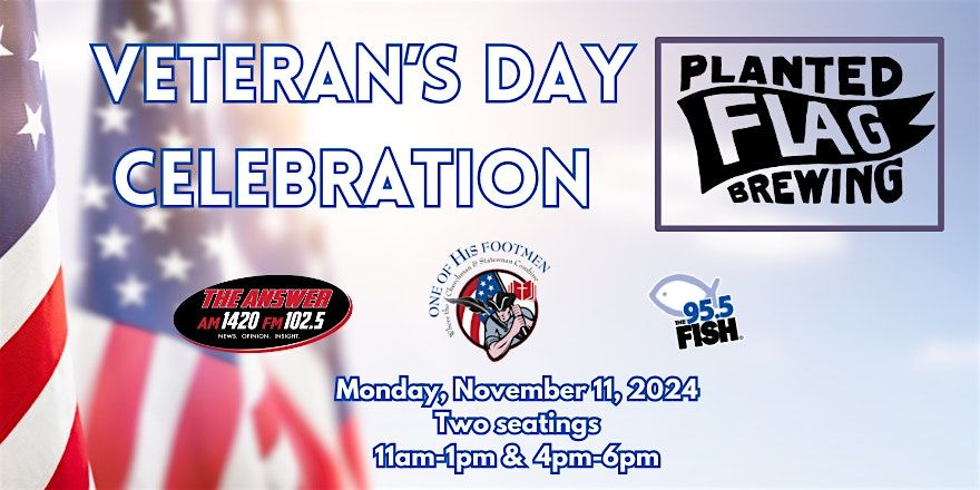 Celebrating Veterans at Planted Flag Brewing