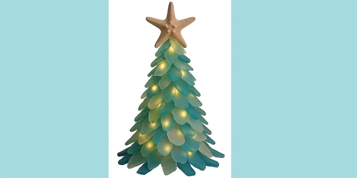 Sea Glass Tree in Vermilion | Christmas in July