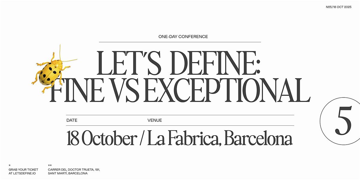 Let\u00b4s Define: Fine vs. Exceptional