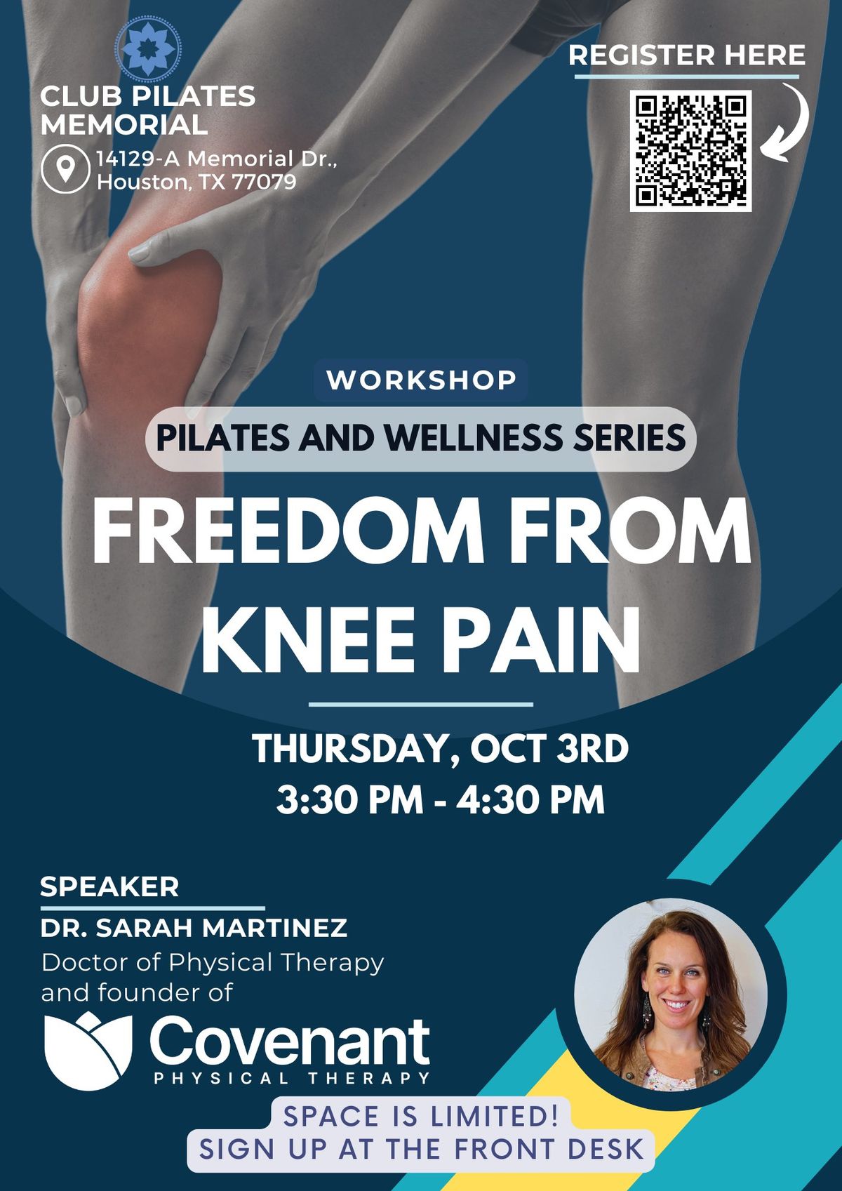 Pilates and Wellness Series: FREEDOM FROM KNEE PAIN