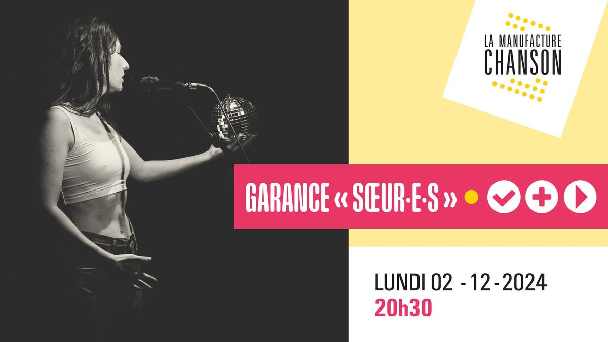 GARANCE "S\u0152UR.E.S" - Anthologie Subjective de la Chanson F\u00e9ministe