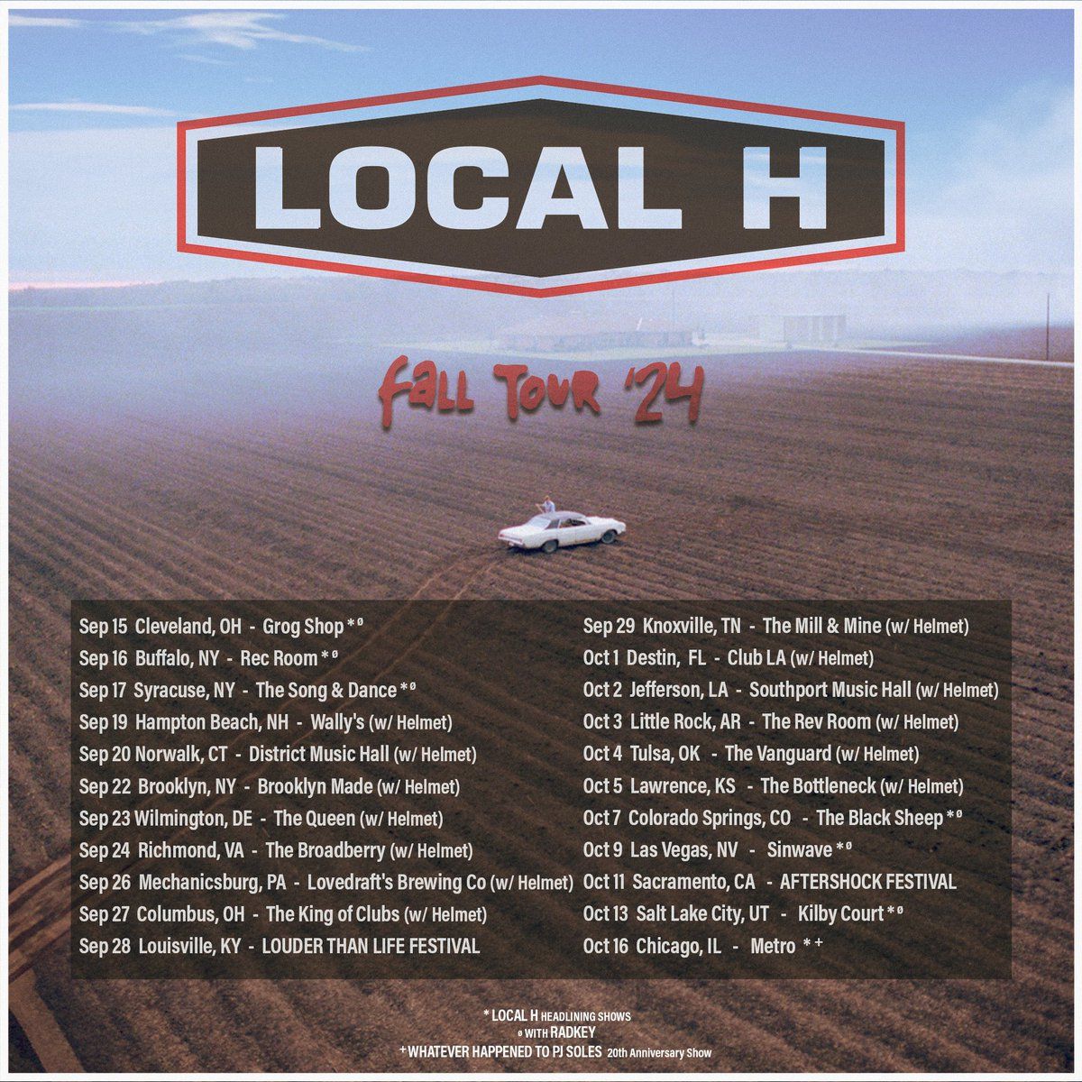Local H Rig Local H with Radkey, Music Box Theatre, New York, 16 October 2024