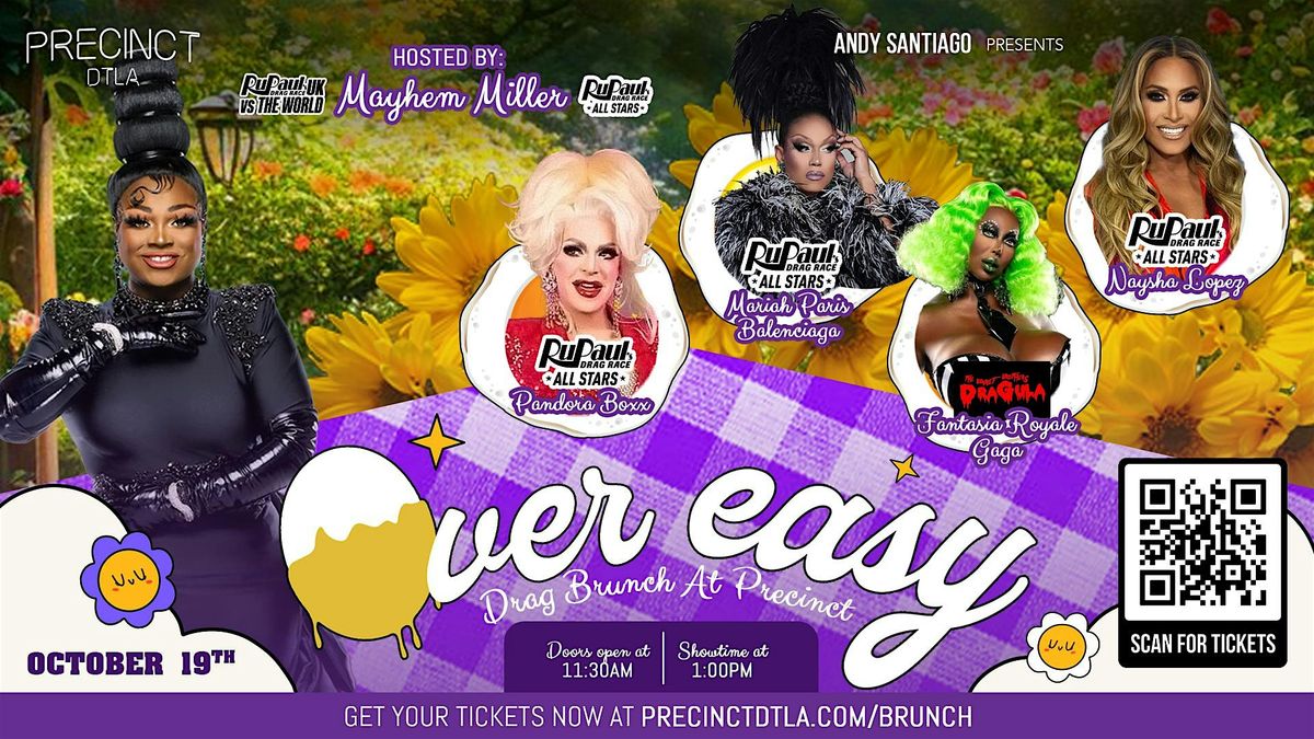 OVER EASY DRAG BRUNCH at PRECINCT BAR DTLA