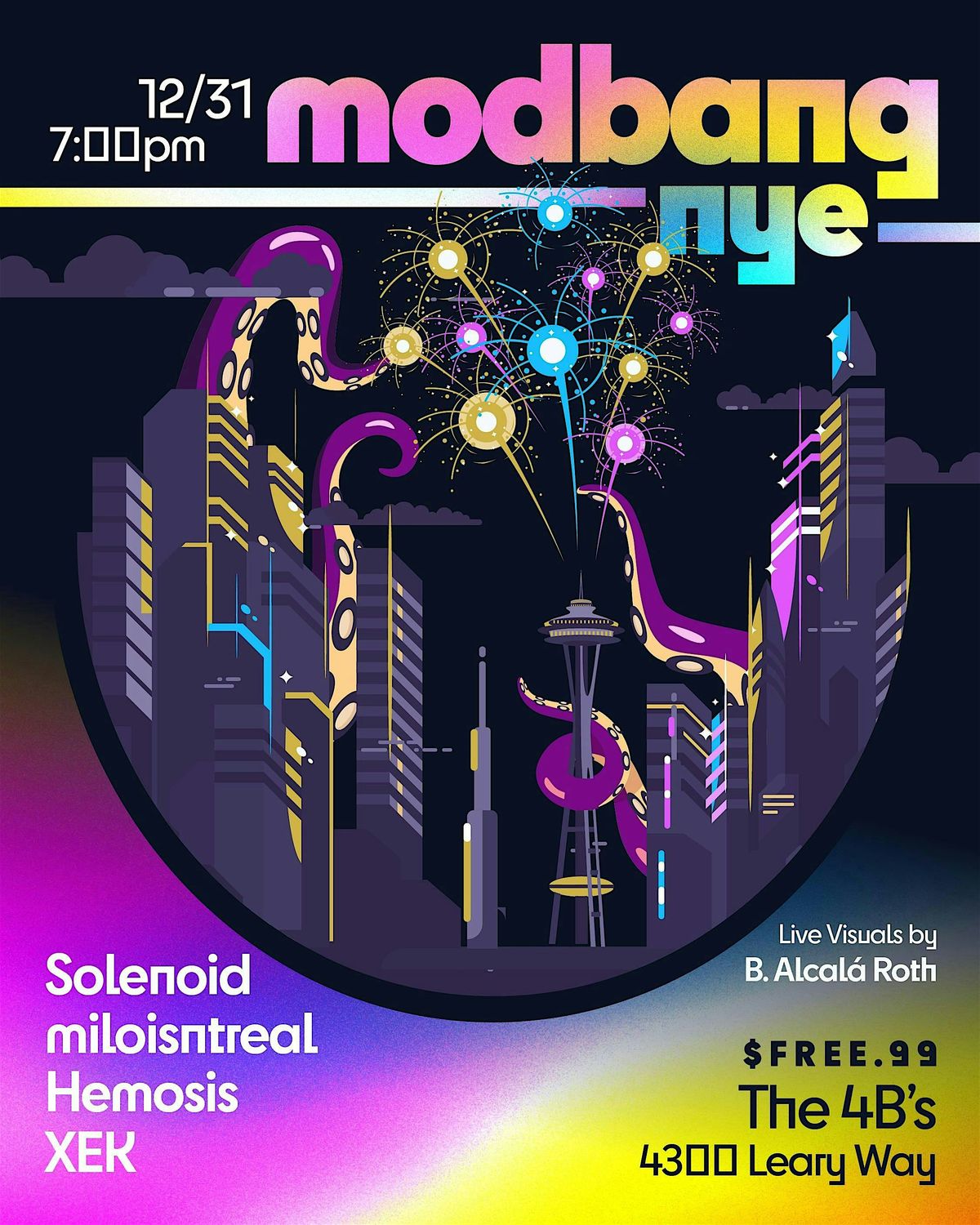 Modbang New Years Eve Live Hardware Electronic Music Event!