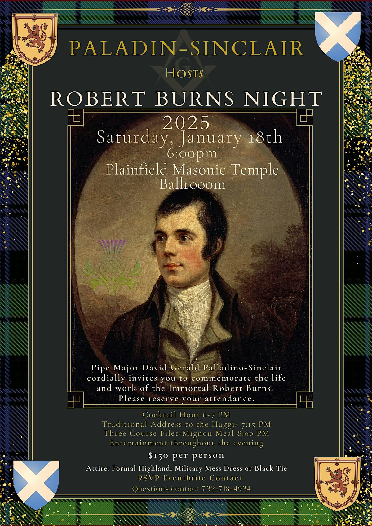 Robert Burns Scottish Evening 2025