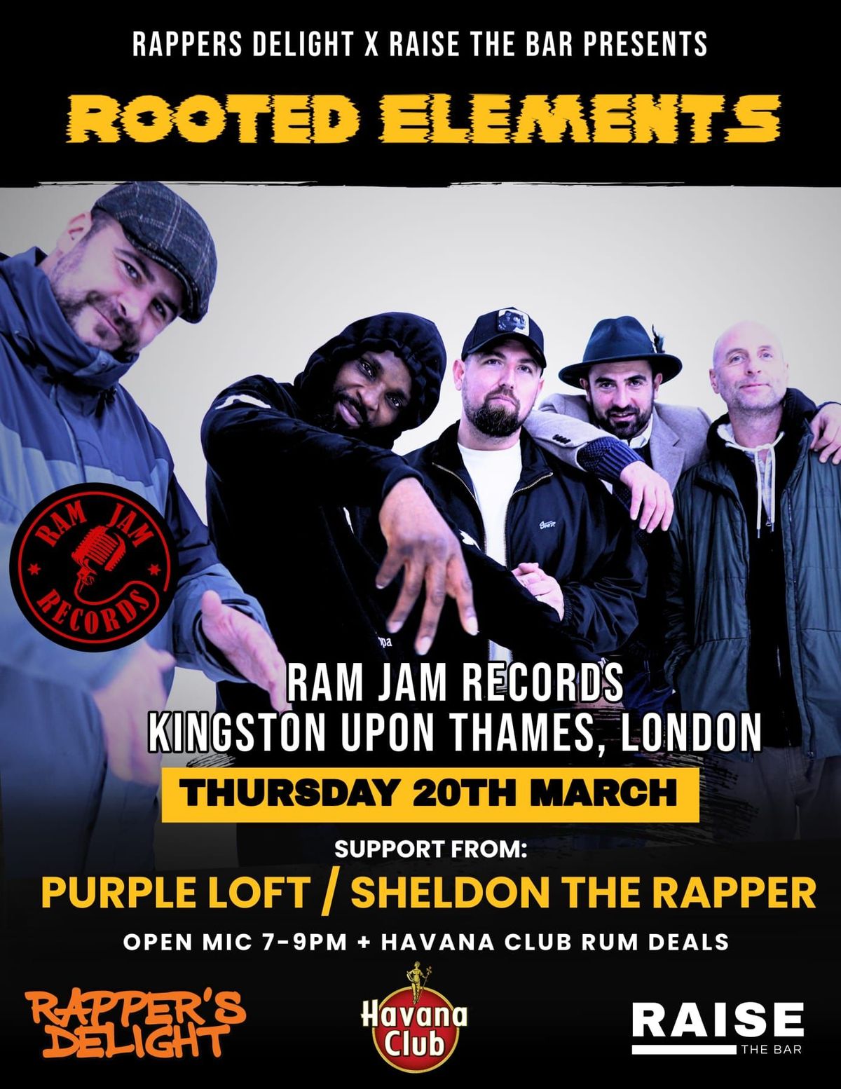 Rooted Elements Live At Ram Jam Records