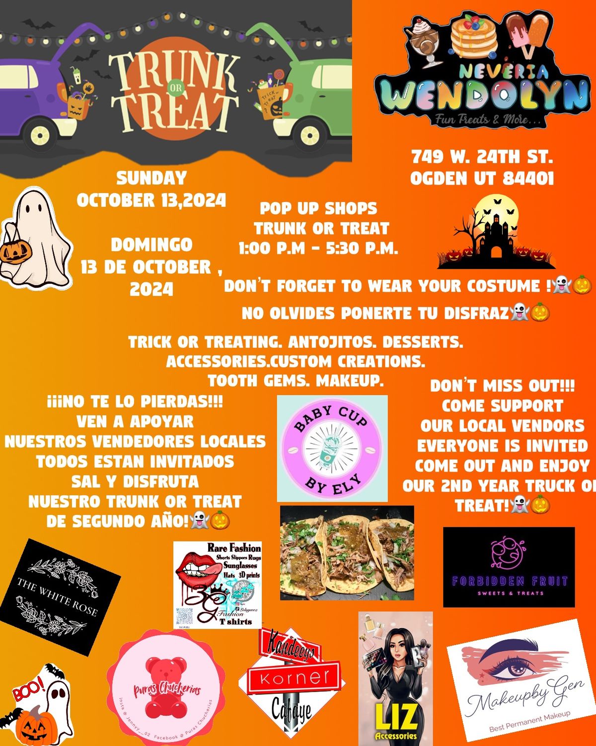 Neveria Wendolyn 2nd year Trunk or treat ever \ud83c\udf83\ud83d\udc7b