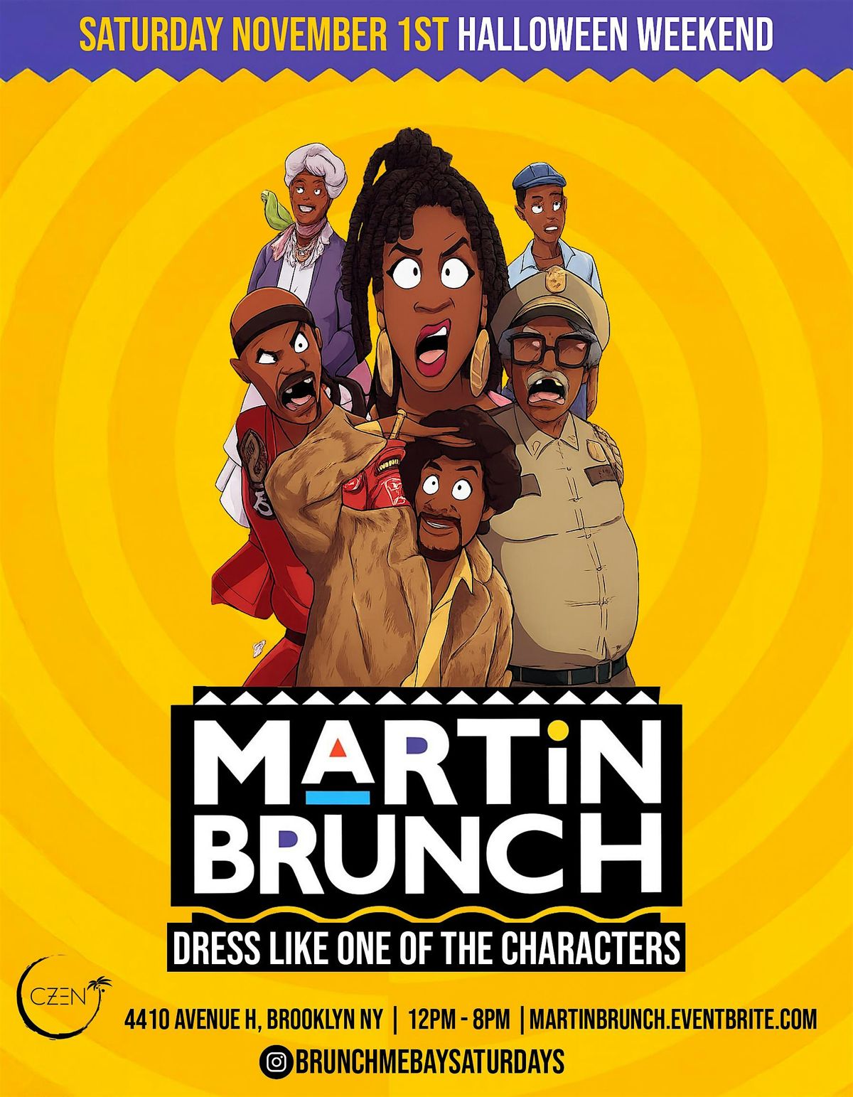 Martin Brunch NYC: Halloween Weekend Saturday