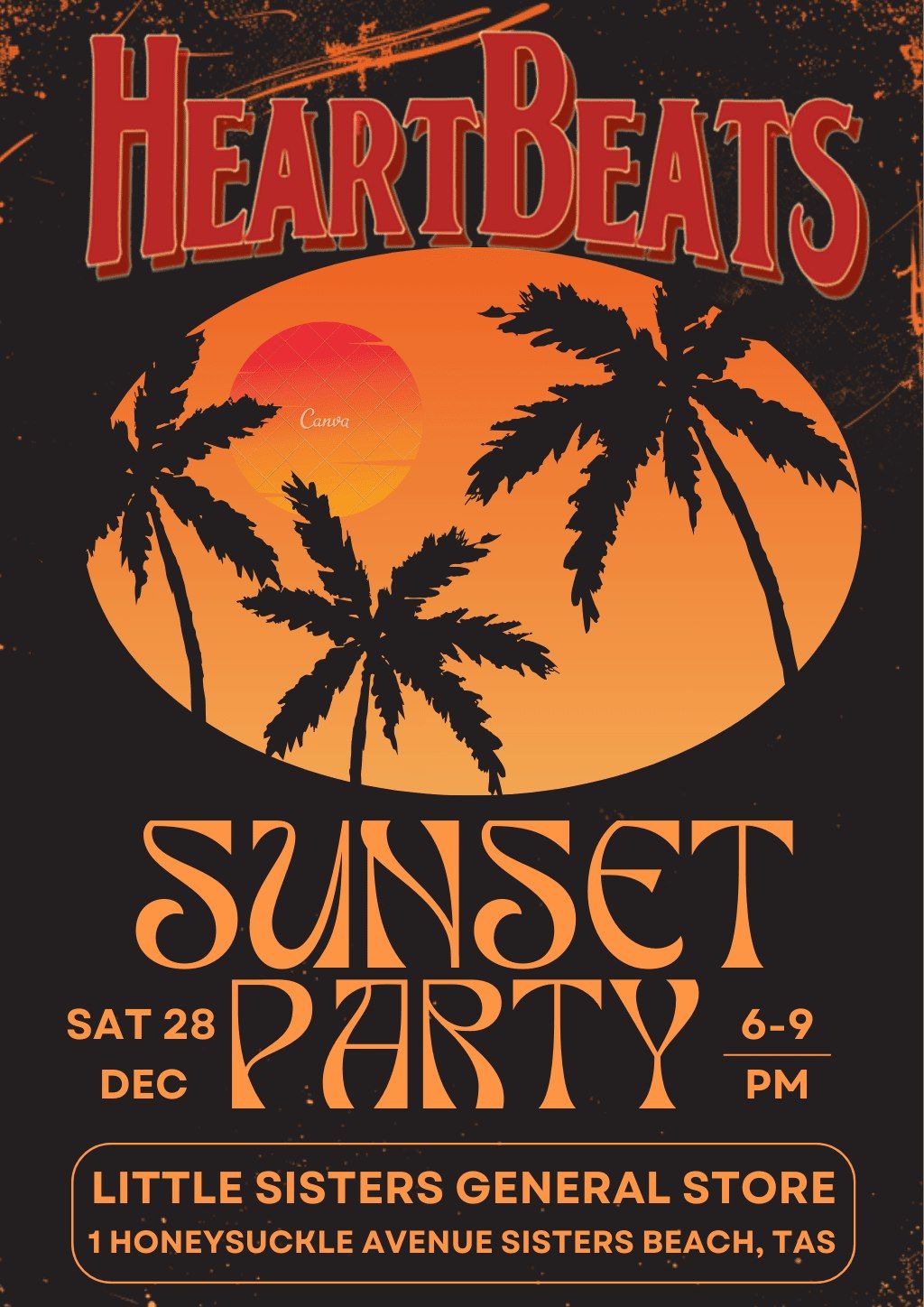 Heartbeats Sunset Party