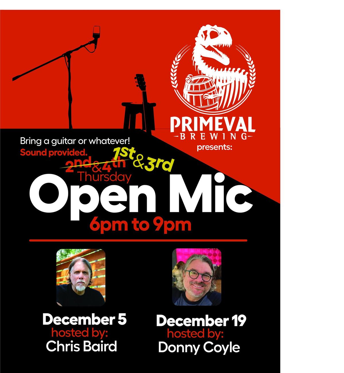 Open Mic Night at Primeval