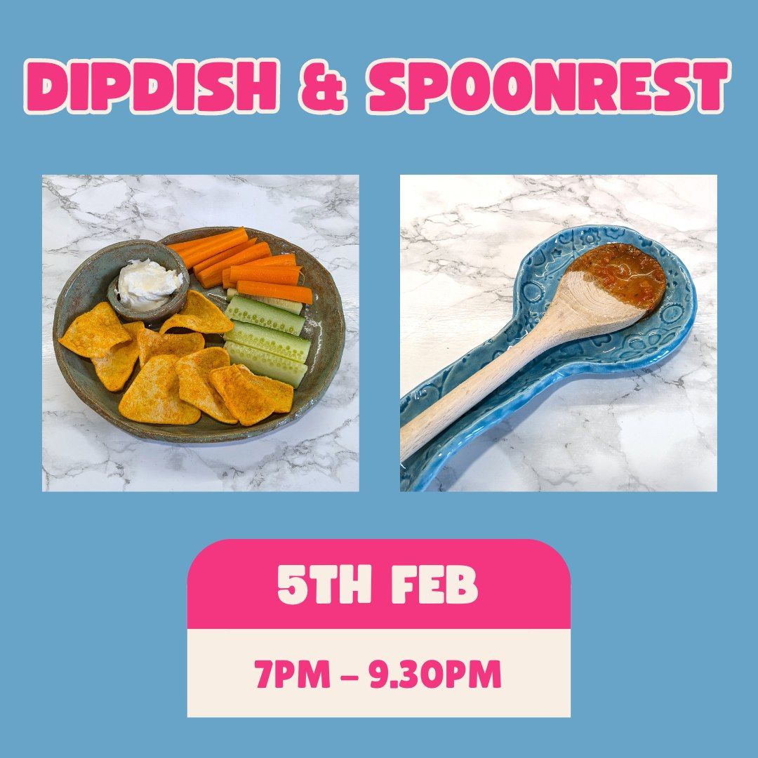 Clay dip dish & spoon rest workshop 